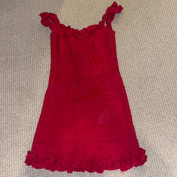 REFORMATION BONITA LINEN DRESS SIZE 2 - Picture 4 of 7